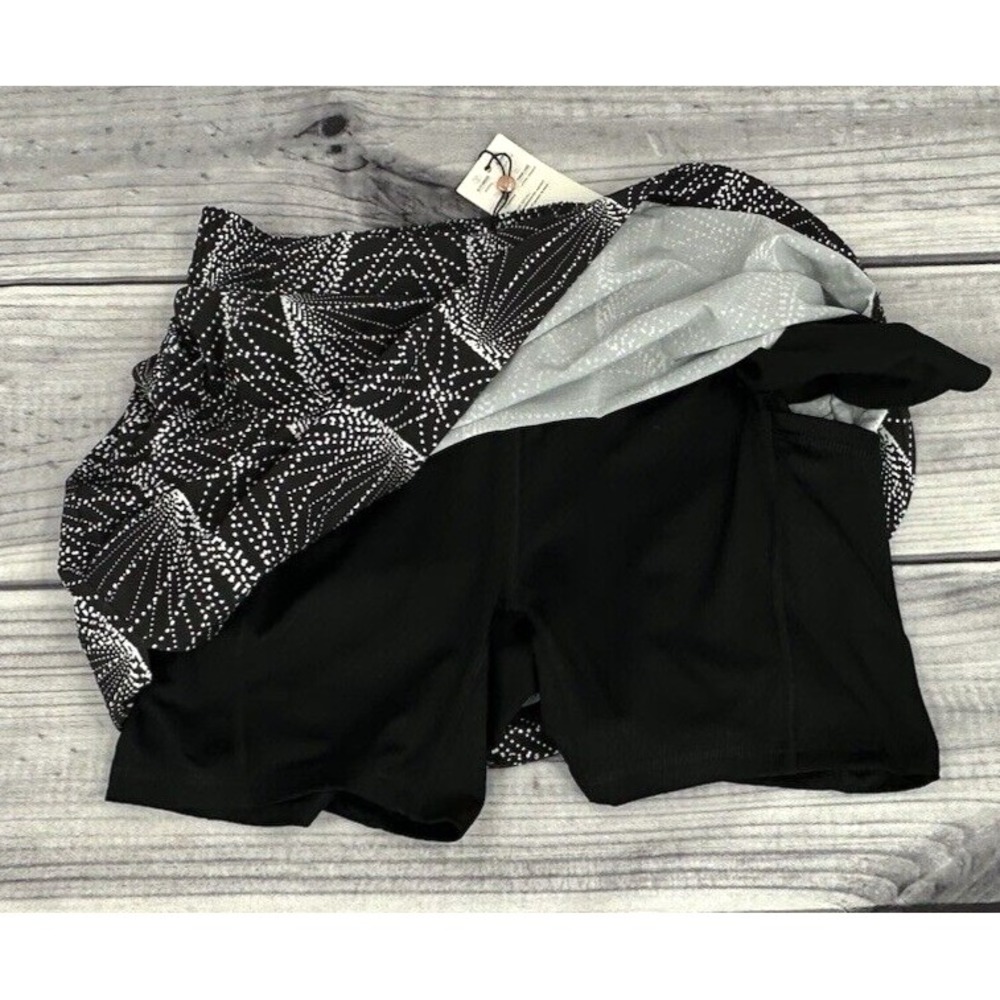 CALIA 16"‎ BIRDIE SKORT BLACK GEO PRINT Women's Size XS   GOLF TENNIS PICKLEBALL - Picture 7 of 7